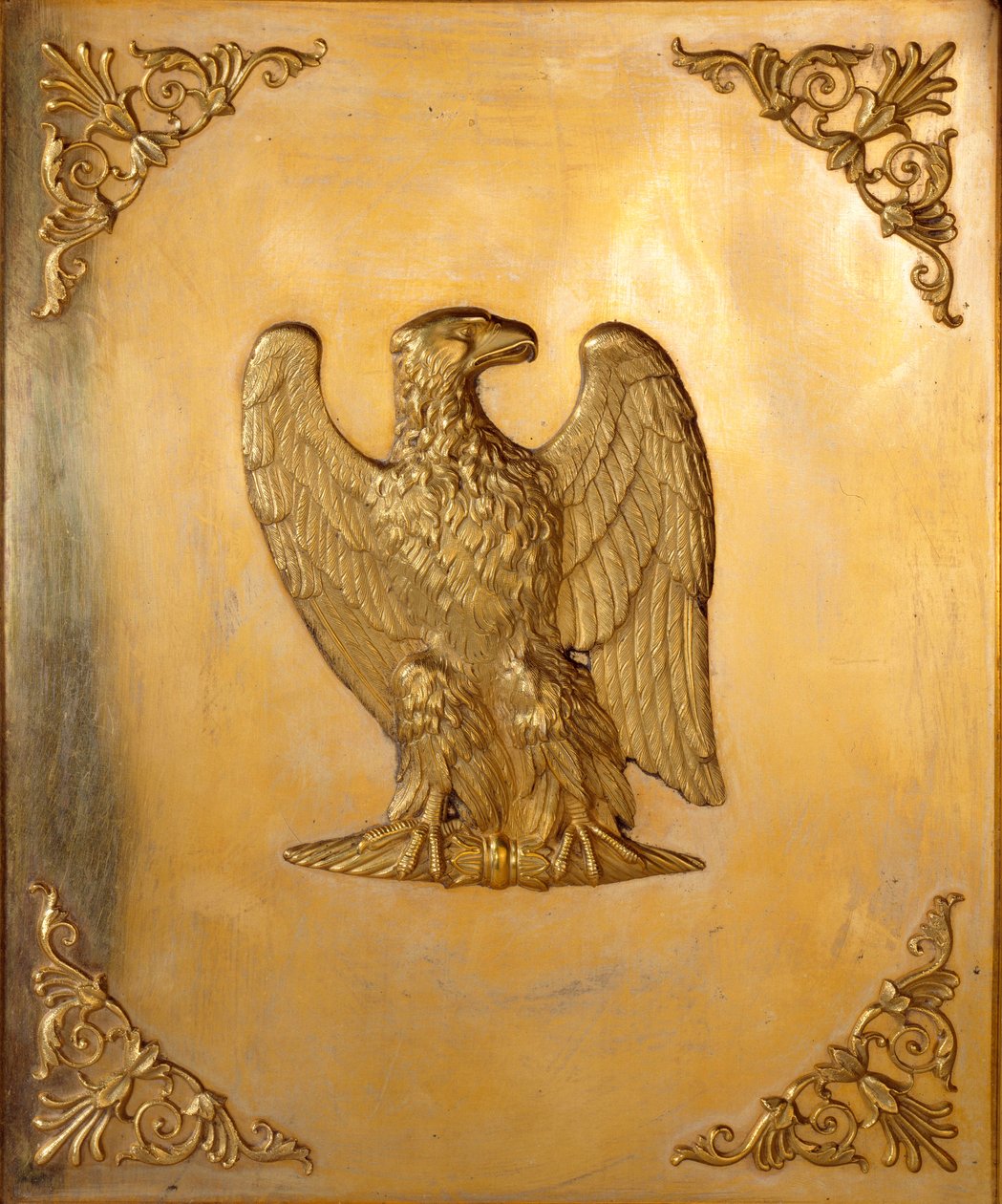 Versierde deksel van de keizerlijke adelaar, symbool van keizer Napoleon I (1769-1821) gerealiseerd door Jean Baptiste Isabey (1767-1855) 1814 Privécollectie door Jean Baptiste Isabey