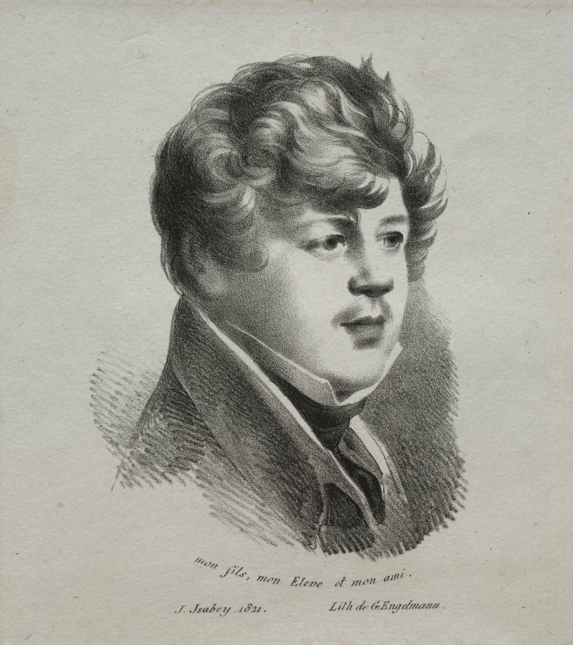 Eugène Isabey, 1821 door Jean Baptiste Isabey