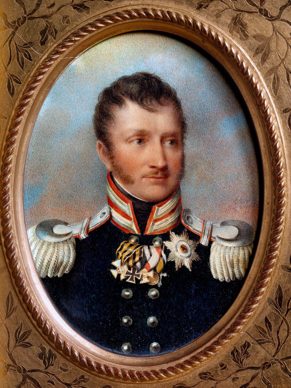 Frederik Willem III van Pruisen door Jean Baptiste Isabey
