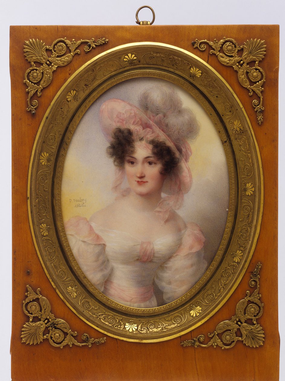 Mevrouw Rufus Prime Augusta Temple Palmer, 1807-1840 door Jean Baptiste Isabey