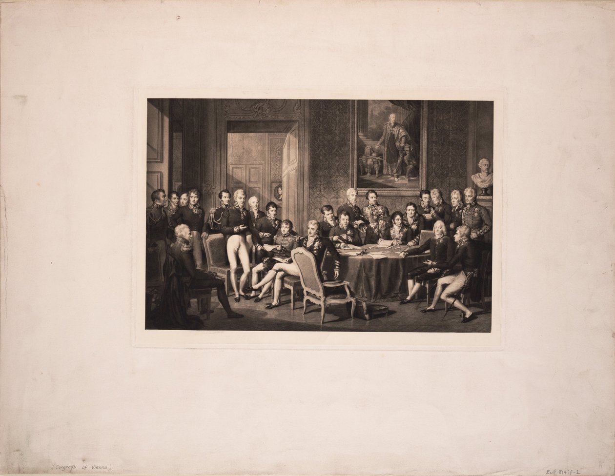 Het Congres van Wenen, c. 1815 | Jean Baptiste Isabey
