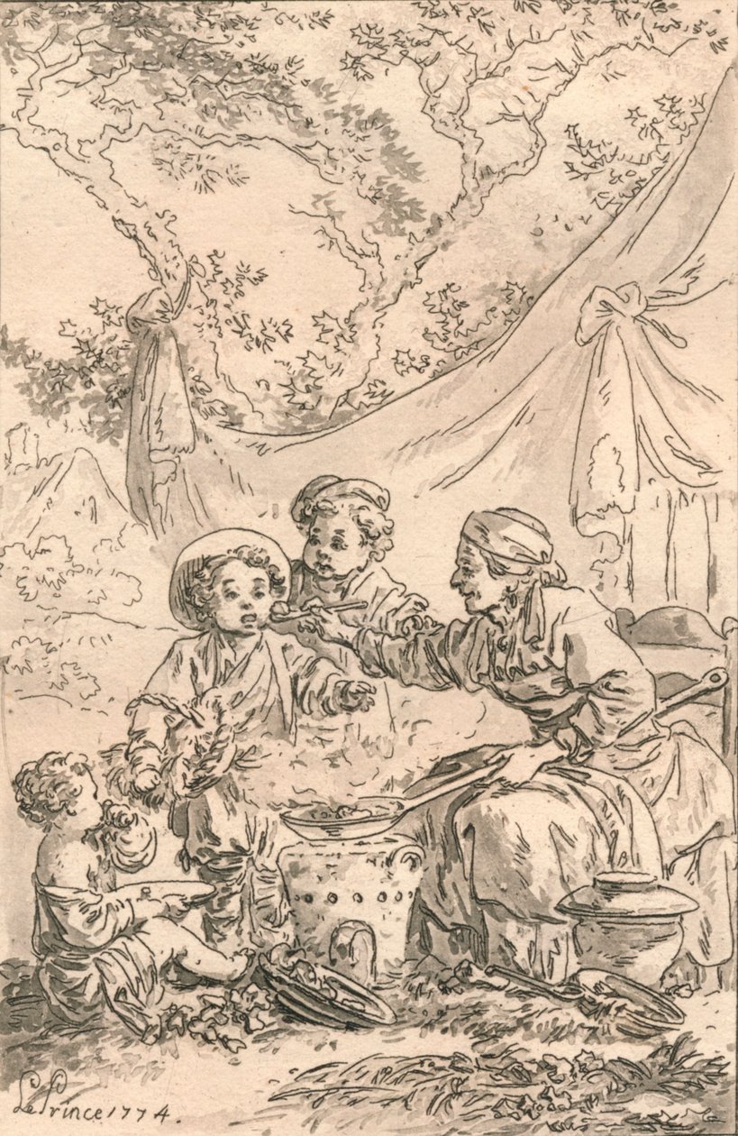 Le Gout, 1774 door Jean-Baptiste Le Prince