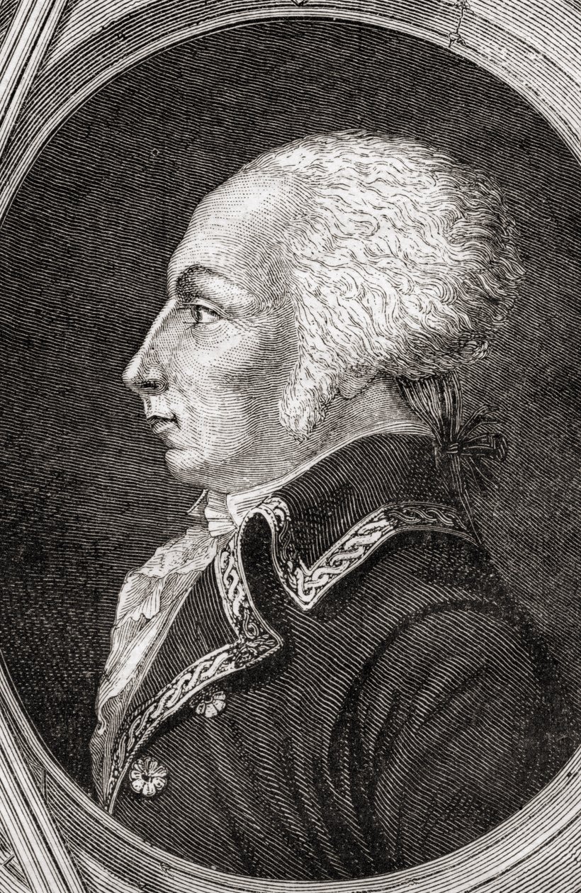 Francois Christophe Kellermann, gegraveerd door Pannemaker-Ligny, uit 