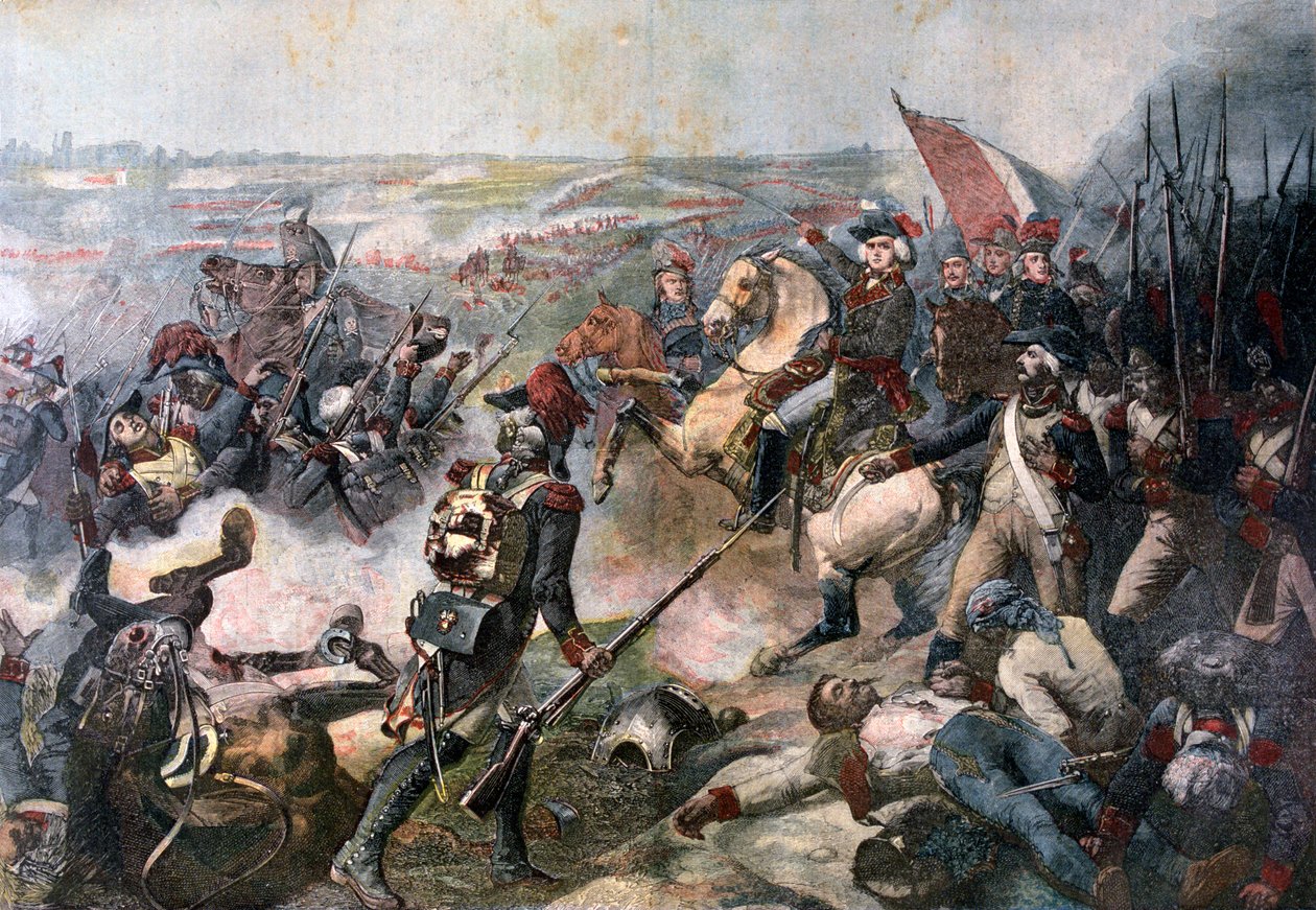 Slag bij Fleurus, 26 juni 1794, 1892 door Jean Baptiste Mauzaisse