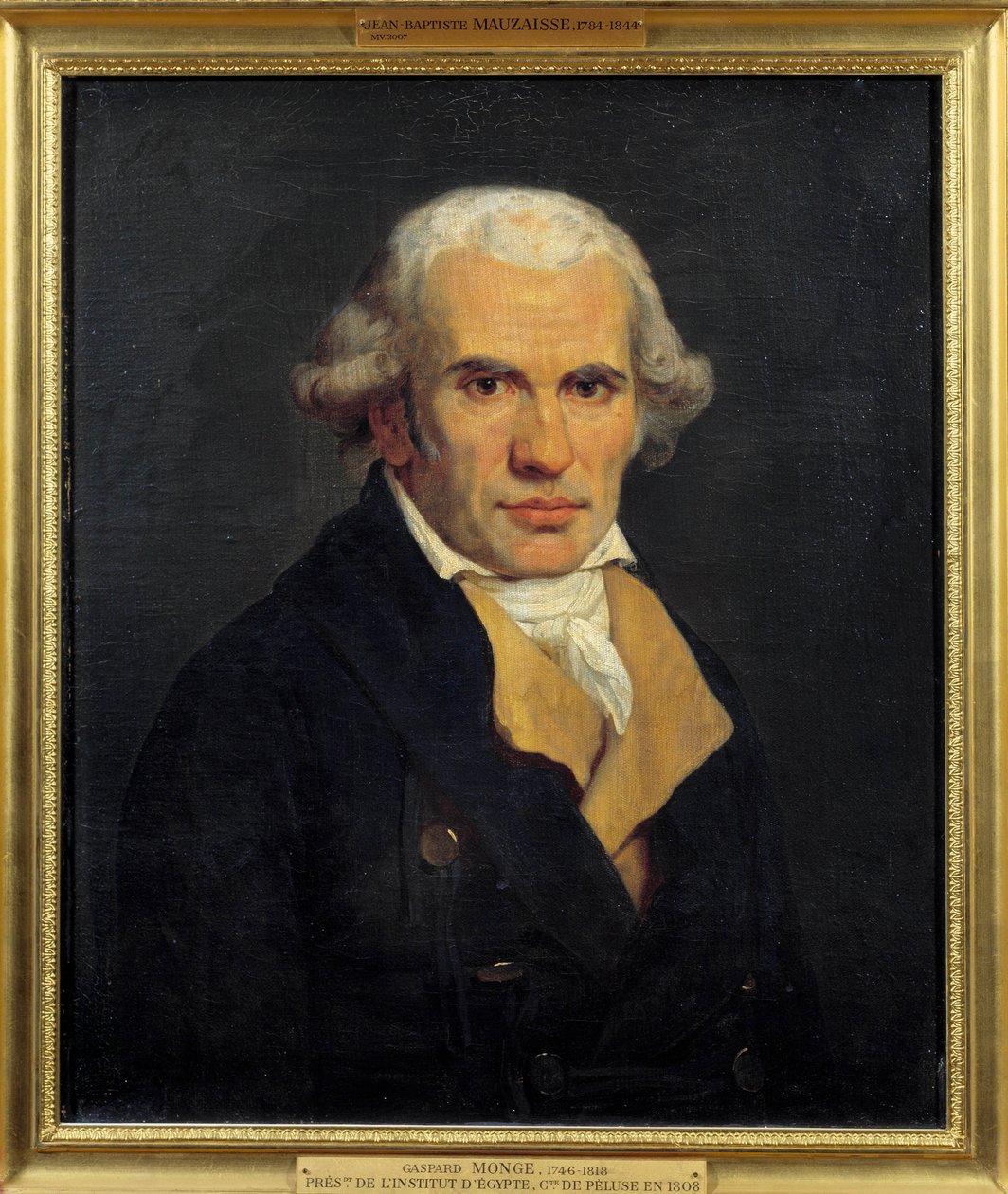 Portret van Gaspard Monge, Graaf van Peluse door Jean Baptiste Mauzaisse