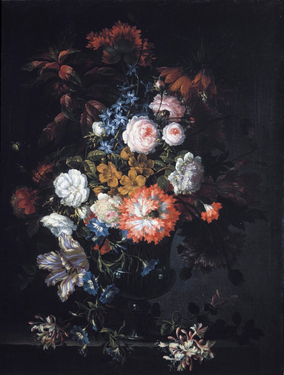 Stilleven met bloemen door Jean Baptiste Monnoyer