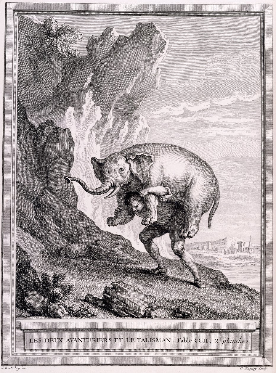 Les Deux Avanturiers et le Talisman, ca. 1755-1759 door Jean Baptiste Oudry