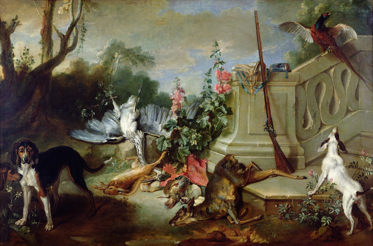 De terugkeer van de jacht, 1732 door Jean Baptiste Oudry