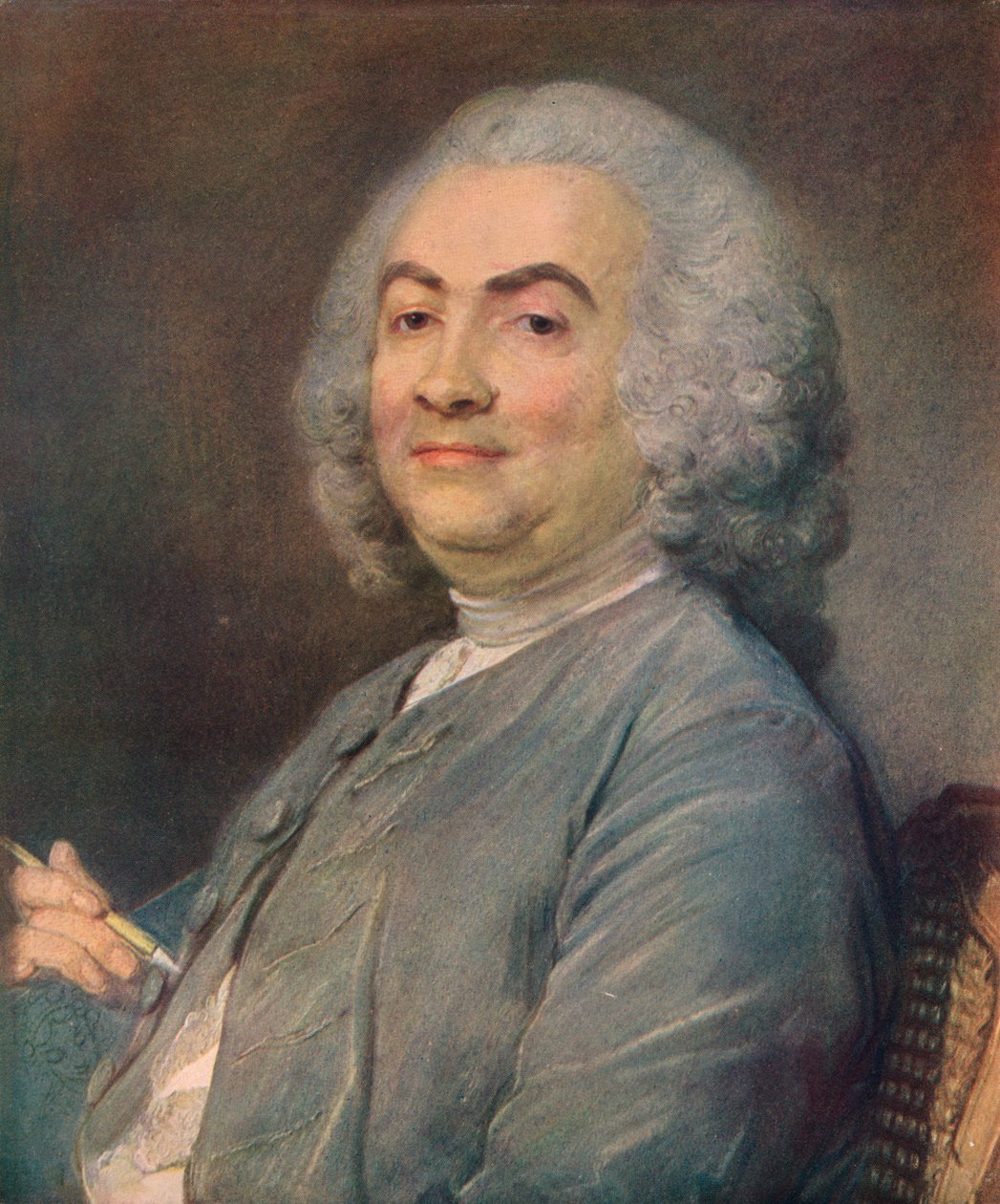 Laurent Carrs, 1745 door Jean Baptiste Perronneau