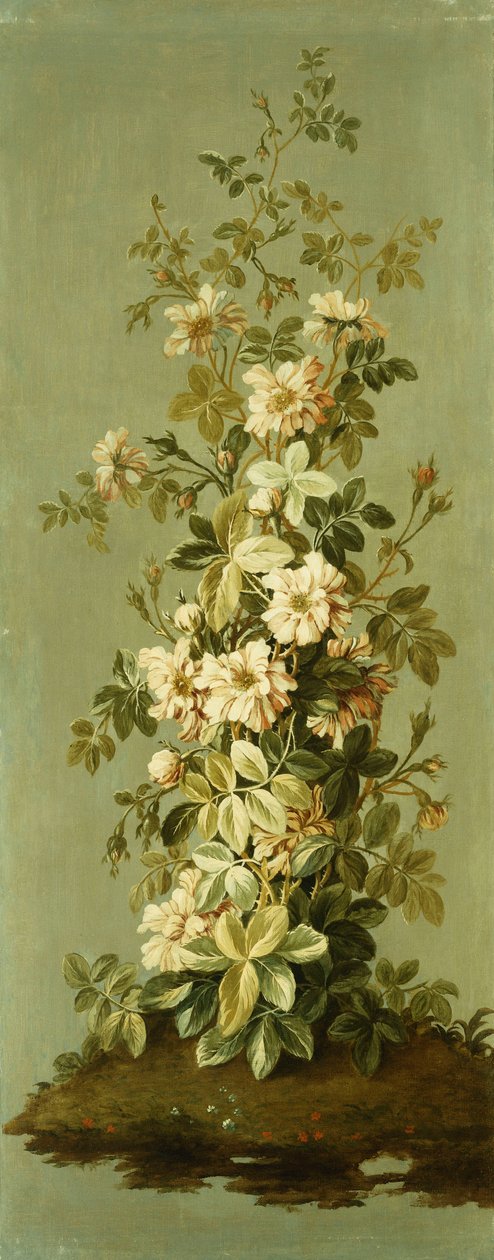 Decoratieve Panelen met Bloemen door Jean Baptiste Pillement