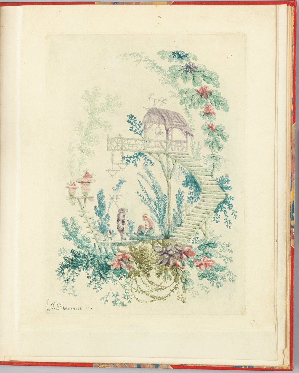 Ornamentontwerp uit "Nouvelle suite de cahiers chinois a l
