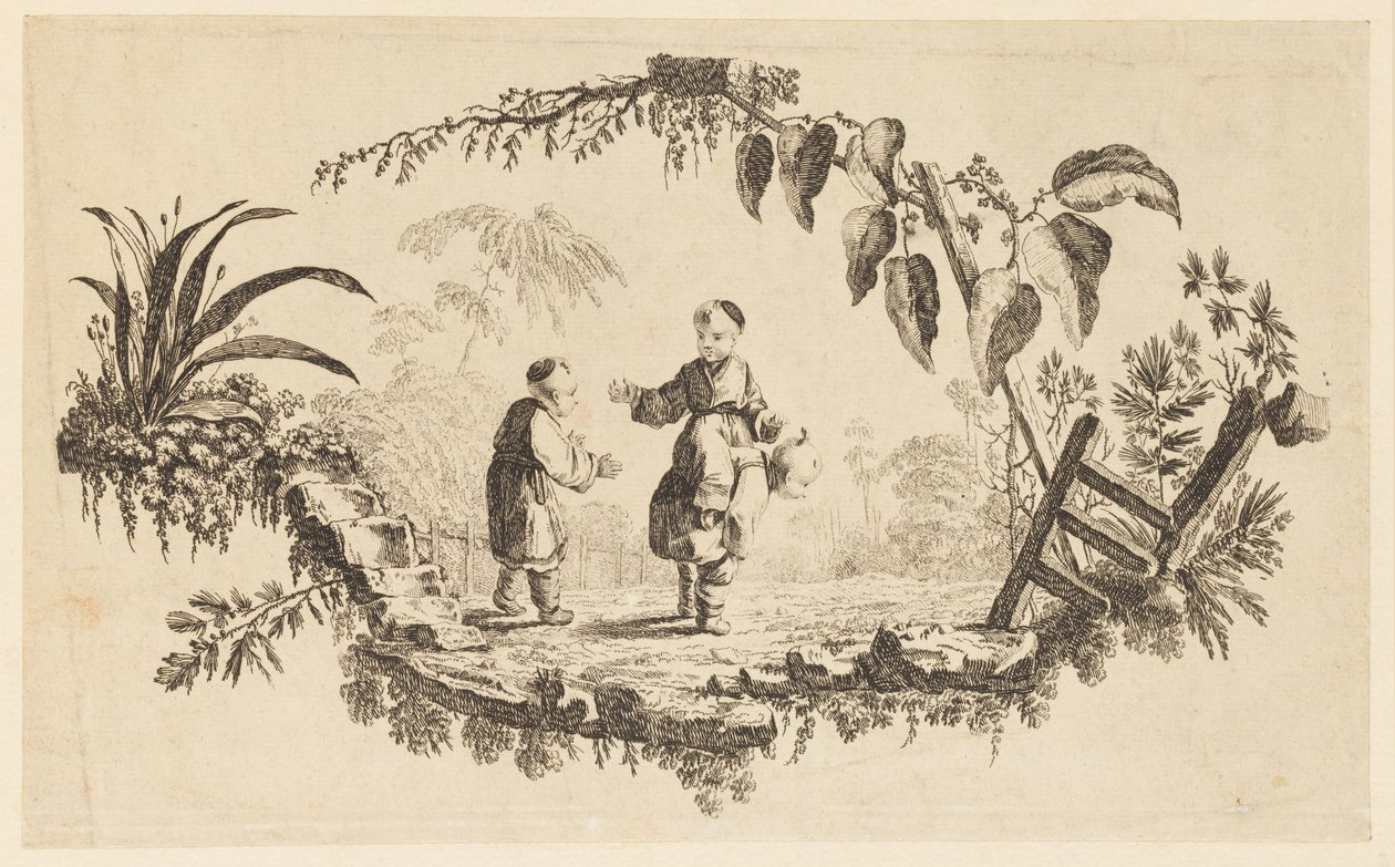 Plaat, uit "Recueil de Plusieurs Jeux d