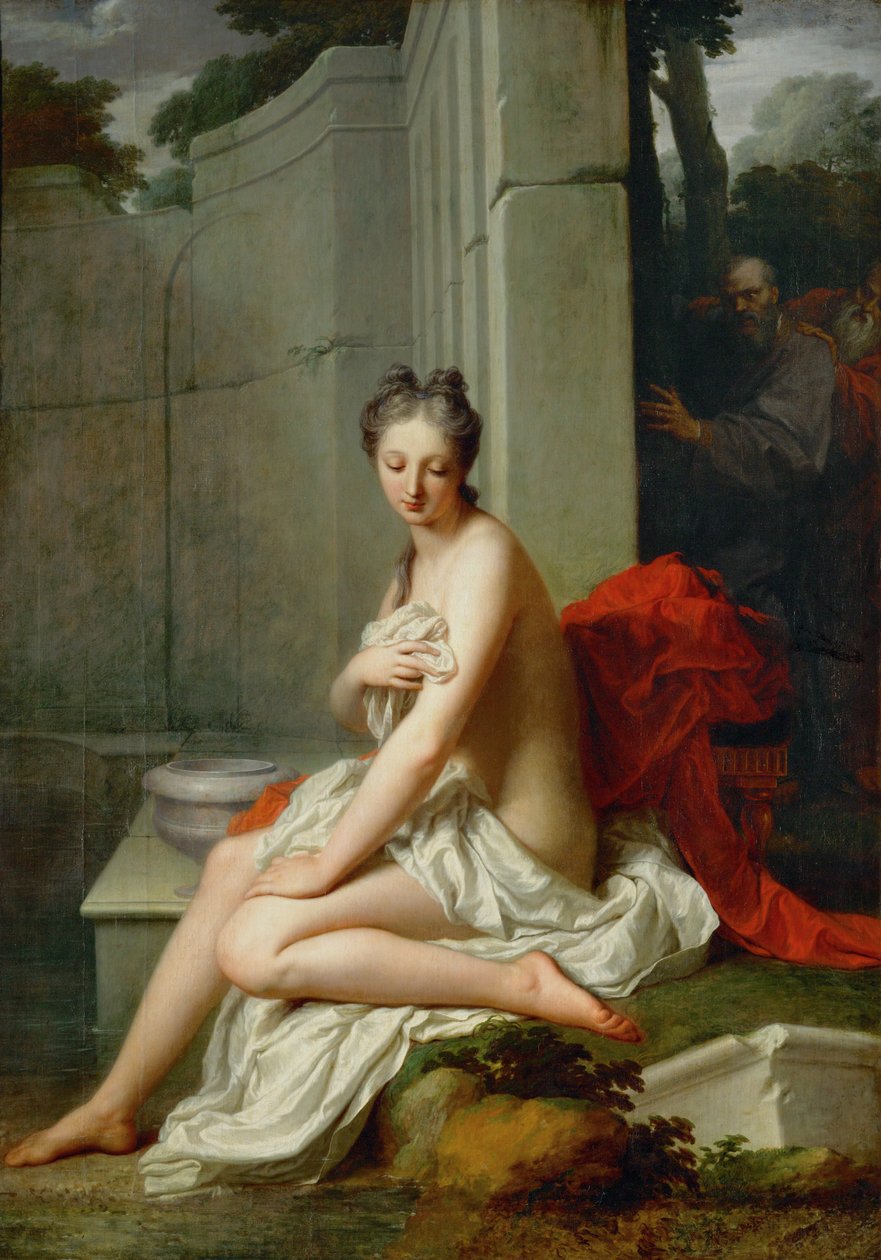 Suzanne au bain - Susanna en de ouderen ... door Jean Baptiste Santerre