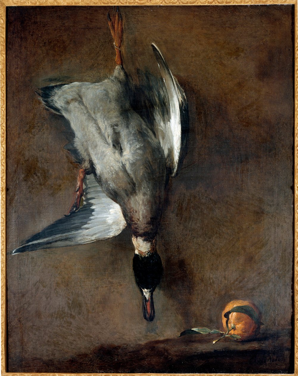De Dode Eend door Jean Baptiste Simeon Chardin