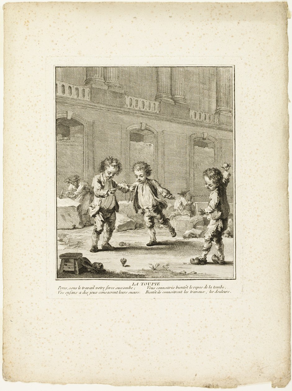 De Top, uit De spelen van de Urkers van Parijs door Jean Baptiste Tilliard I