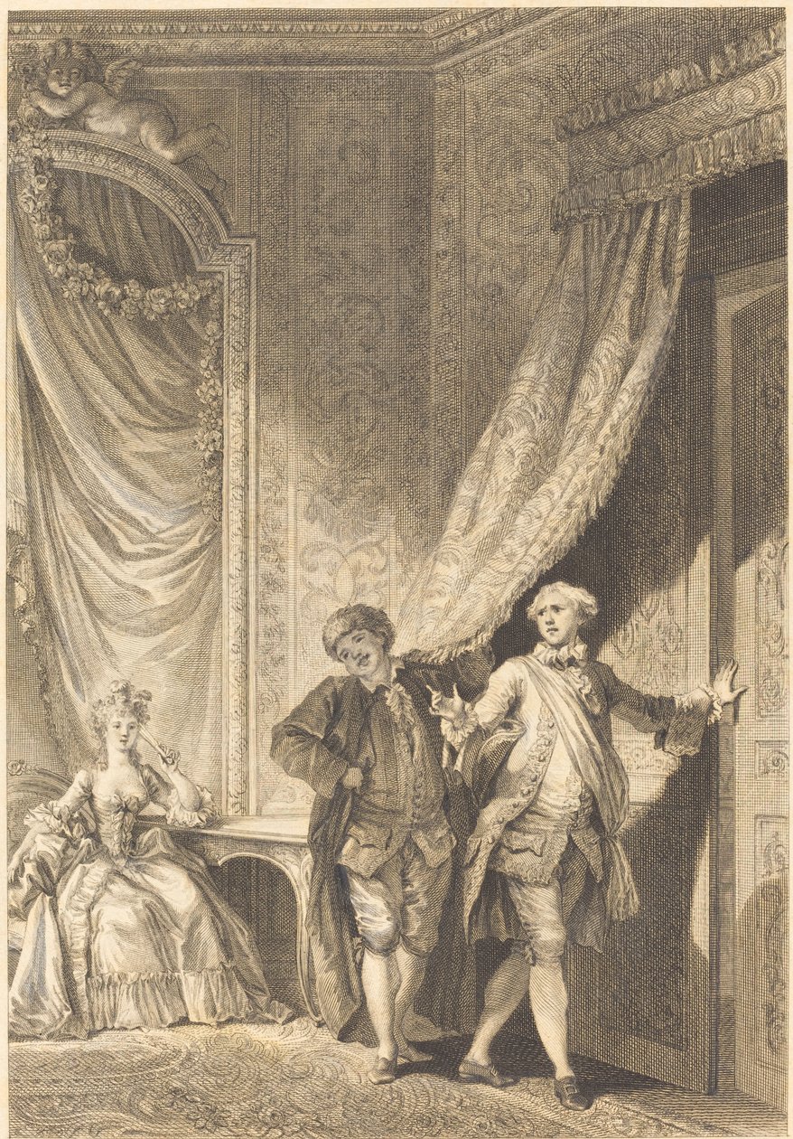 De prachtige door Jean Baptiste Tilliard after Jean Honoré Fragonard
