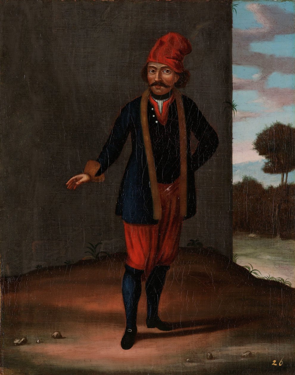 Man van het eiland Kithnos (Thermia) door Jean Baptiste Vanmour (workshop of)