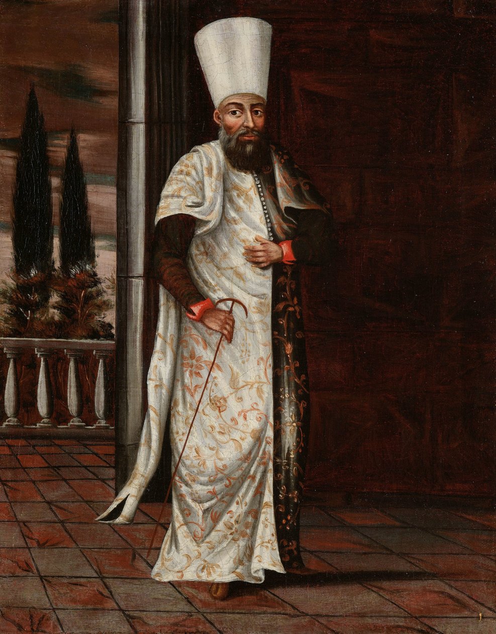De Chaous Bachi door Jean Baptiste Vanmour (workshop of)