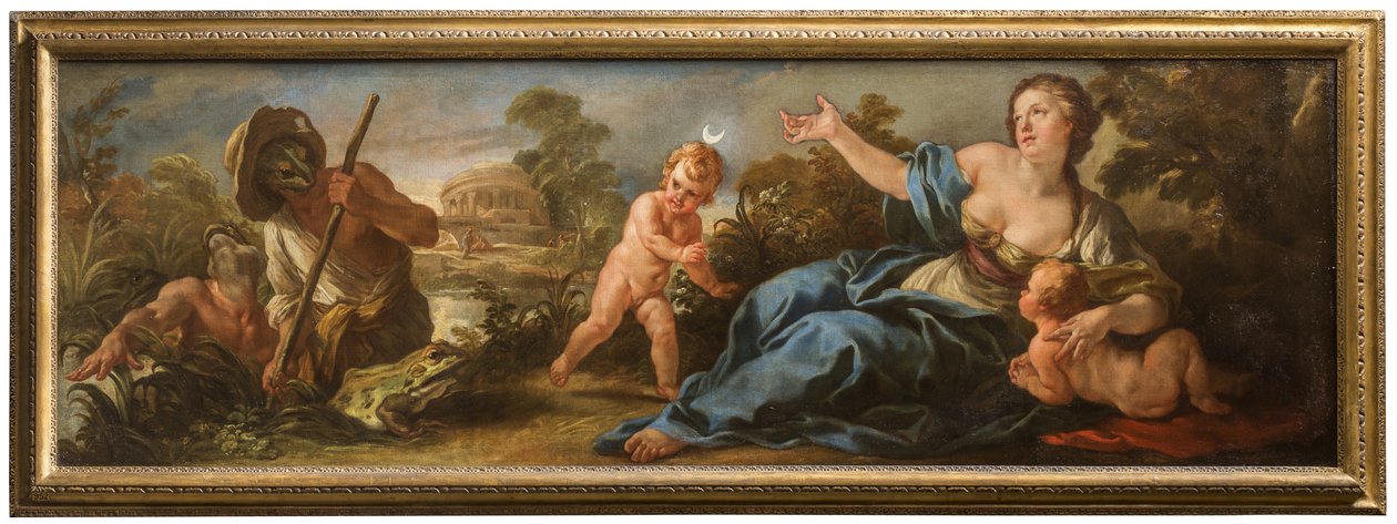 Latona en de Lycische vissers door Jean Baptiste van Loo