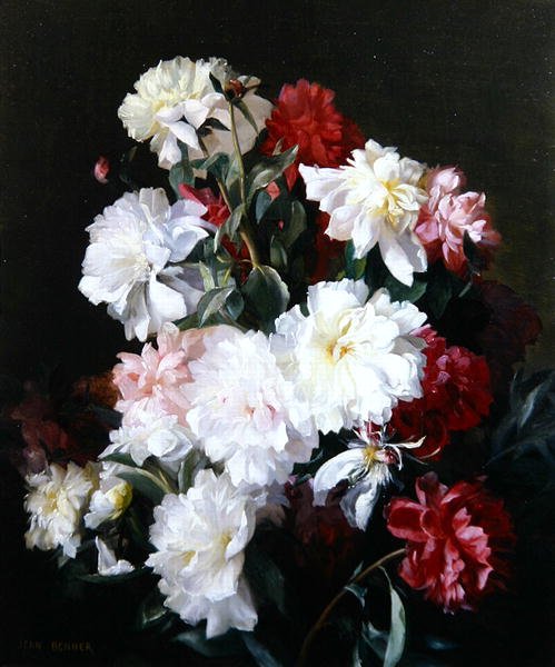 Stilleven van Bloemen door Jean Benner