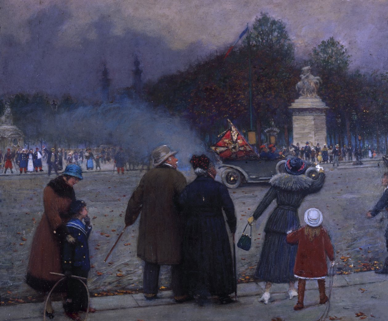 Duitse vlag gedragen bij de Invalides door Jean Beraud