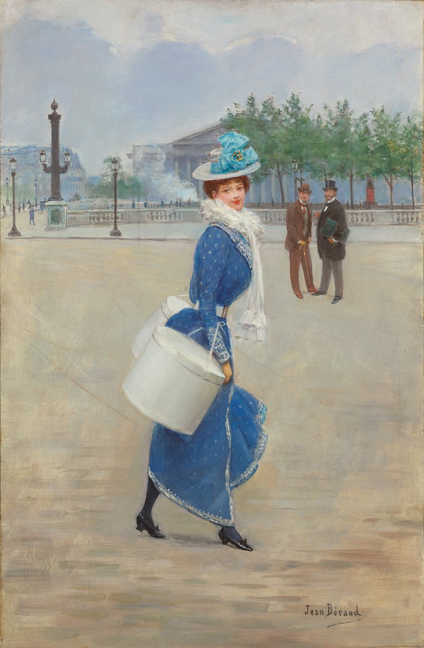 Op het Place de la Concorde door Jean Beraud