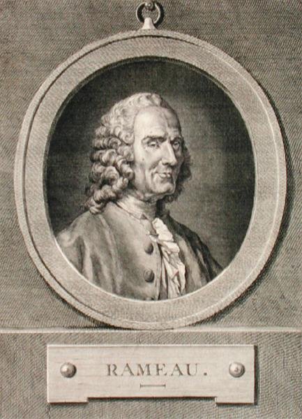Portret van Jean Philippe Rameau (1683-1764) gegraveerd door Benoist (gravure) door Jean Bernard (after) Restout