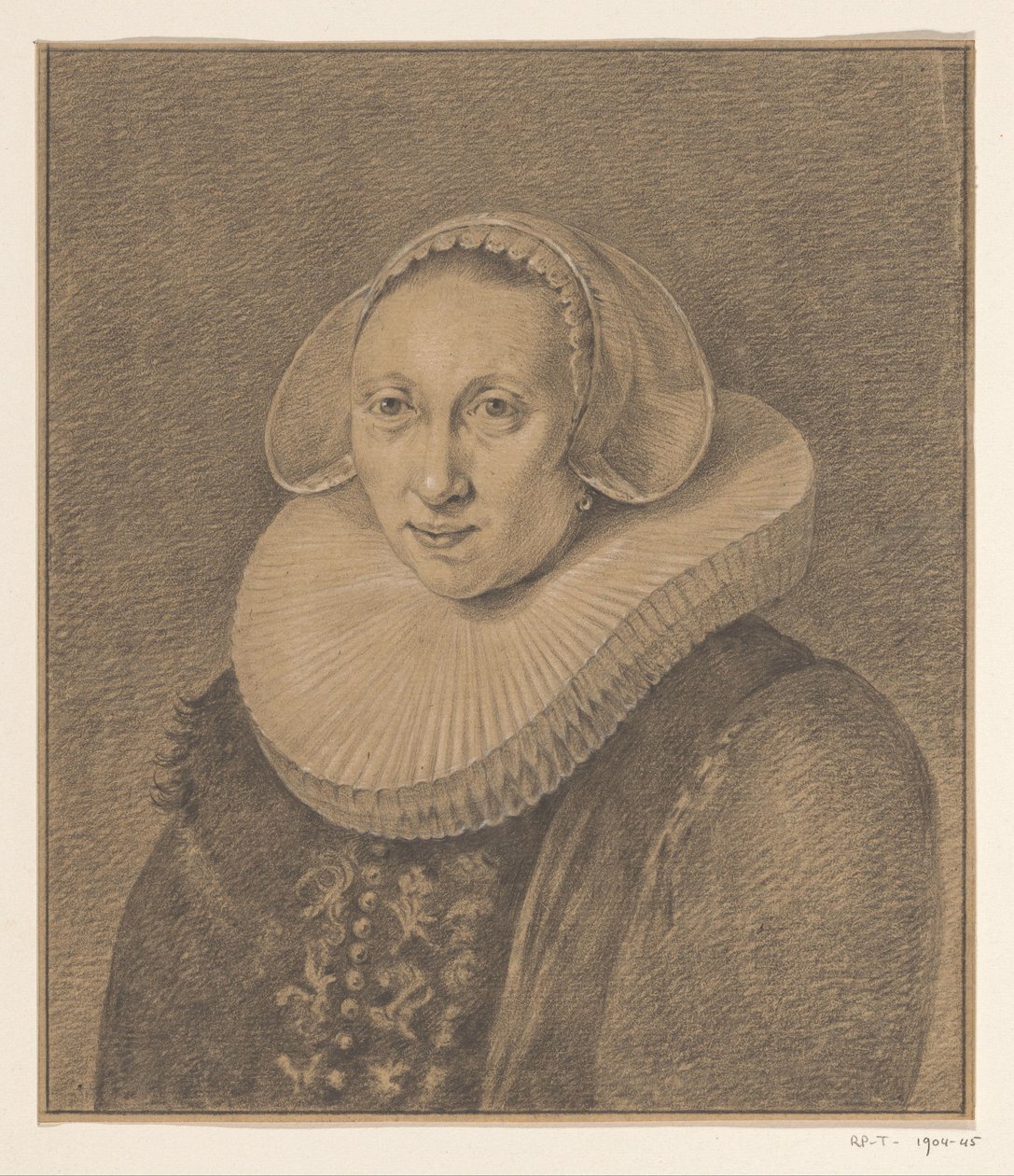 Portret van Cornelia Pronck door Jean Bernard
