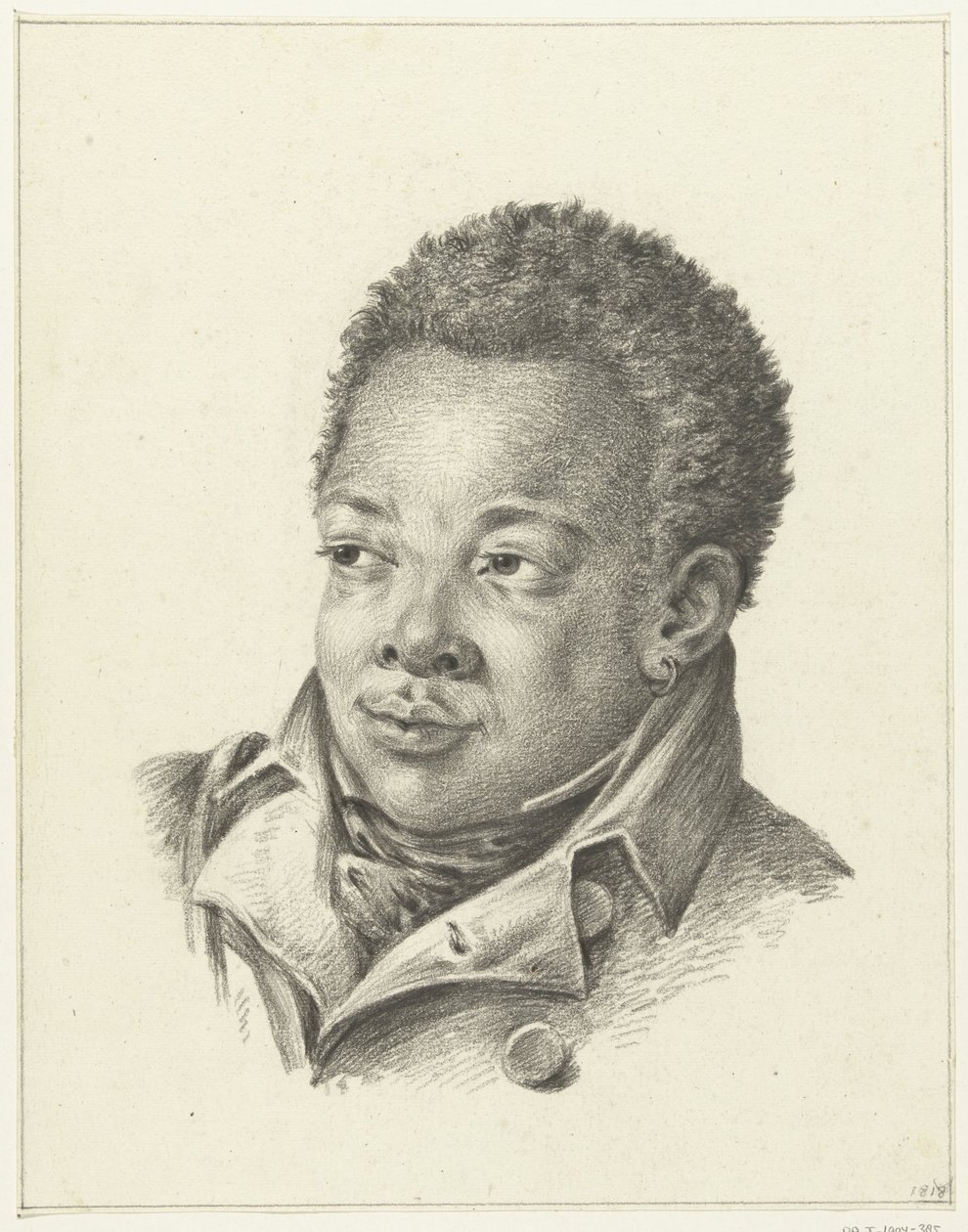 Portret van een zwarte man door Jean Bernard