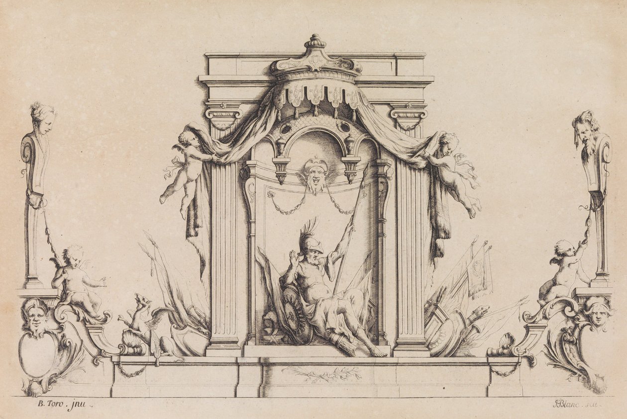 Ontwerpen voor Verschillende Gebruiken Uitgevonden door M. B. Toro, 1718 of later door Jean Bernard Toro