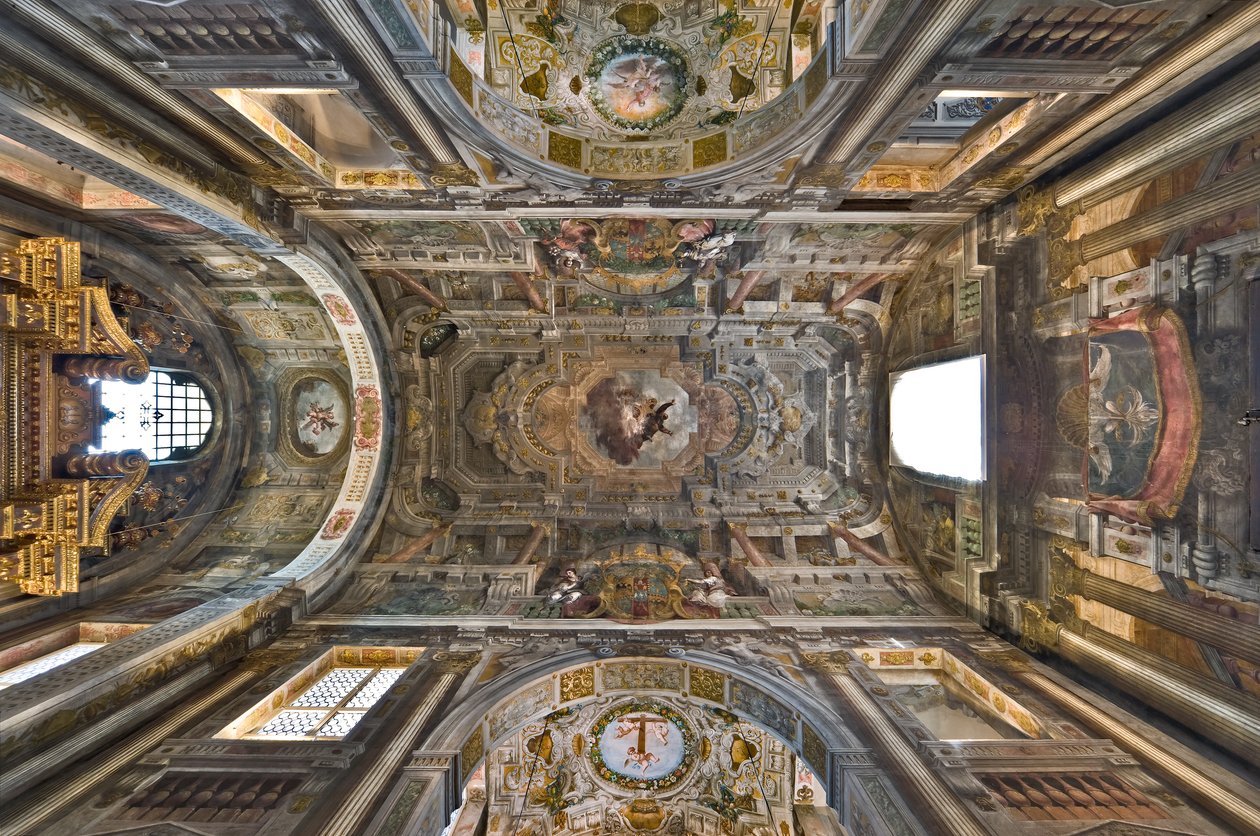 Apotheose van St. Franciscus, Kerk van St. Franciscus, Sassuolo, Italië door Jean Boulanger