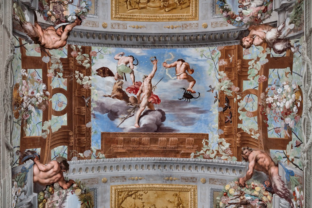 Bacchus plaatst de kroon van Ariadne tussen de sterrenbeelden door Jean Boulanger