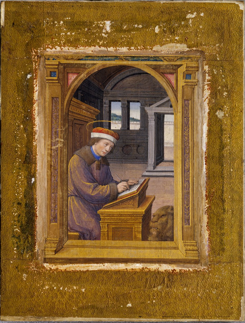 De heilige Marcus door Jean Bourdichon