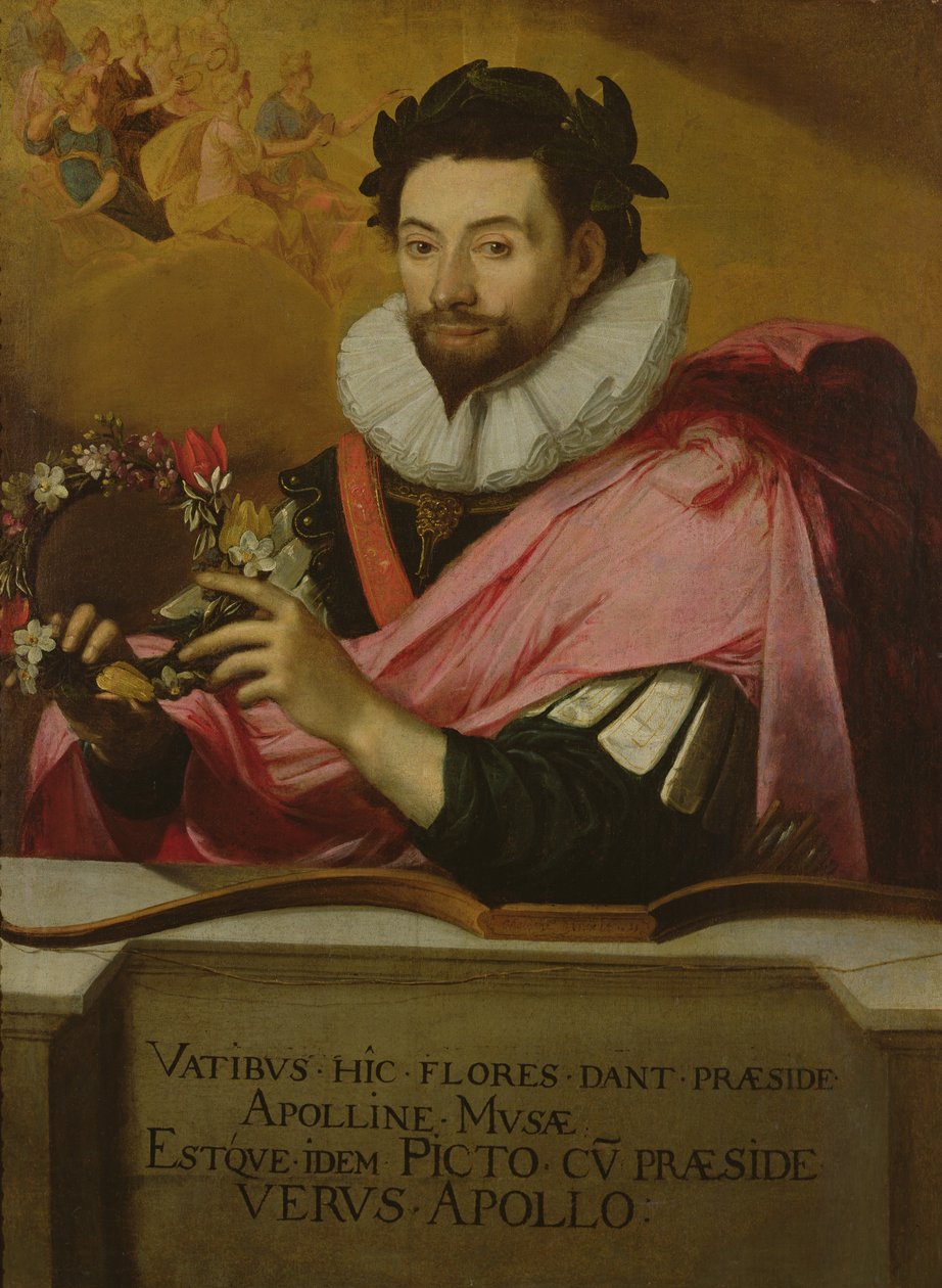 Portret van Jean de Caulet met Apollo