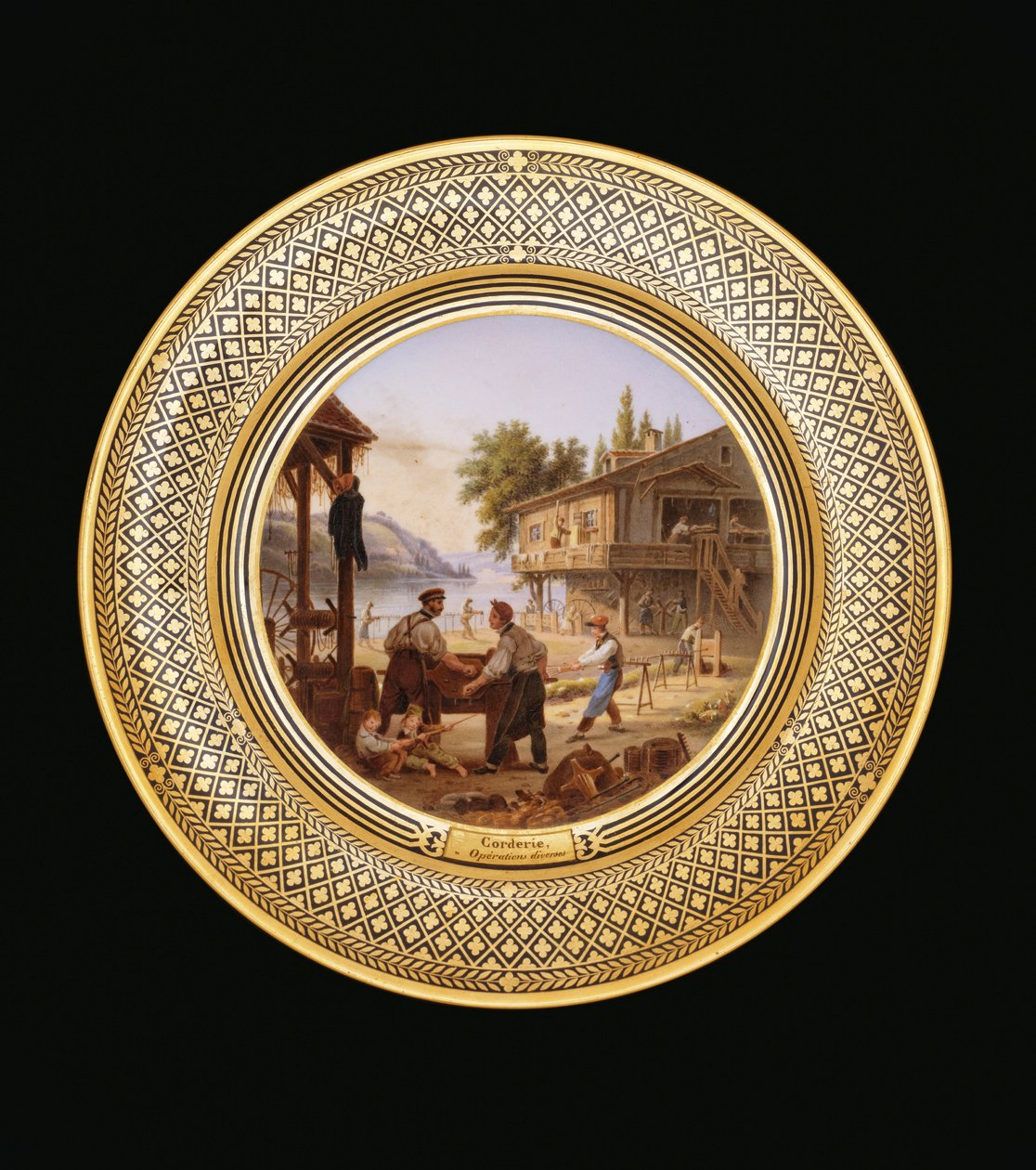 Corderie, c.1820-35 door Jean Charles Develly