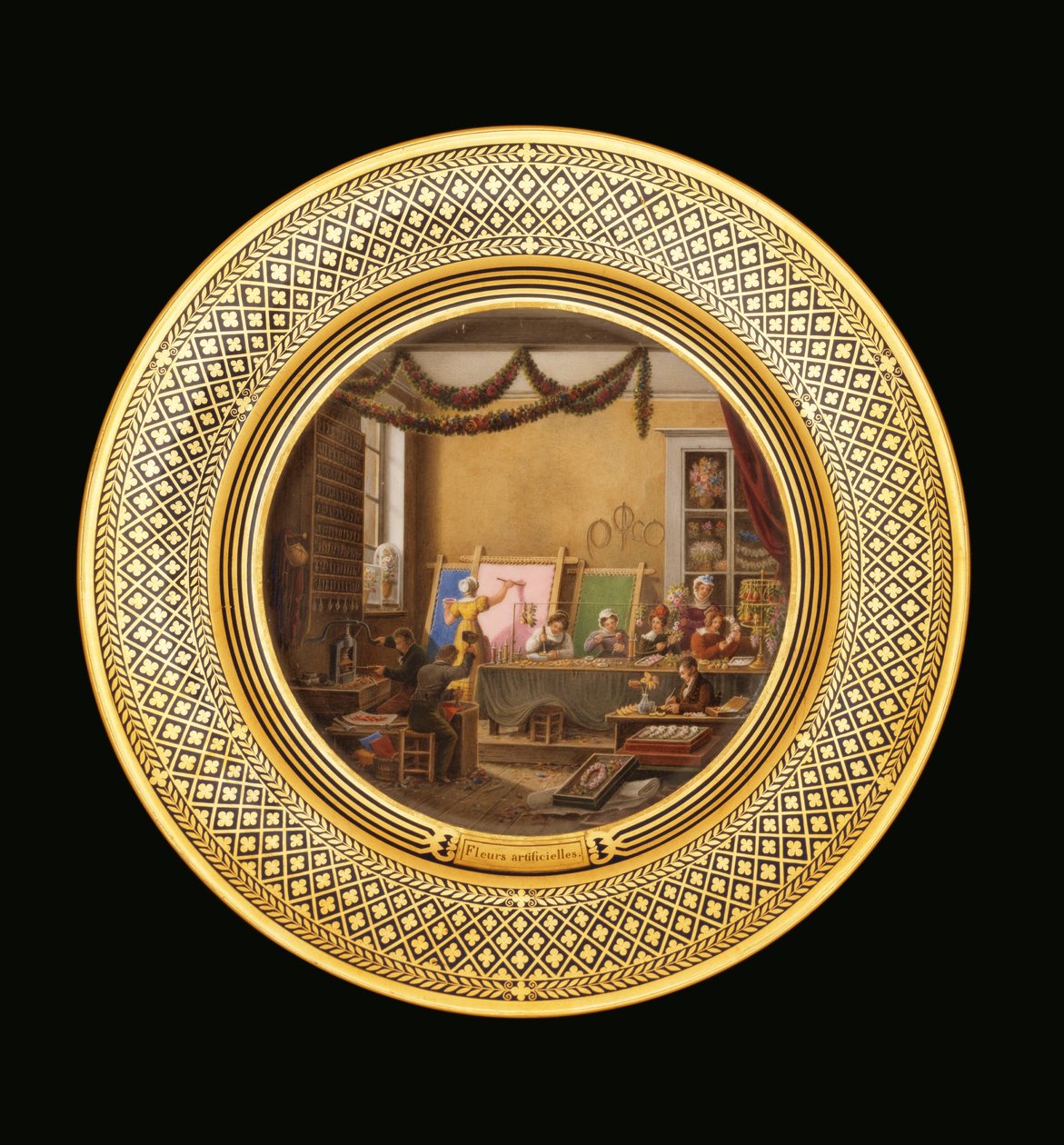 Fleurs Artificielles, ca. 1820-35 door Jean Charles Develly