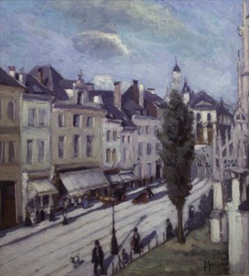 La Place du Grand Salon door Jean Charles Gallet