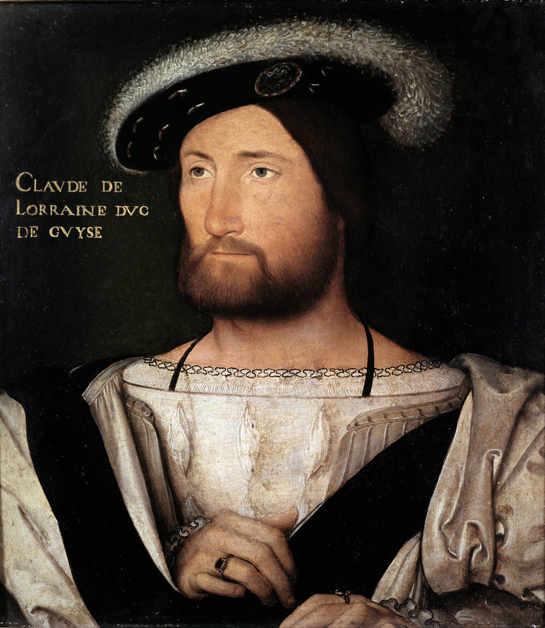 Portret van Claude de Lorraine, hertog van Guise door Jean Clouet