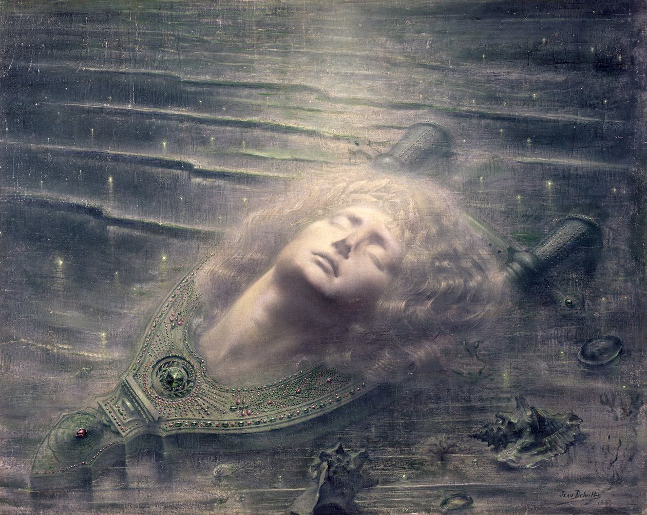 Orpheus door Jean Delville