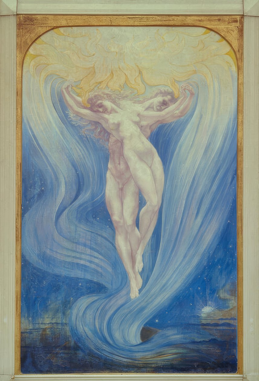 De liefde voor zielen door Jean Delville