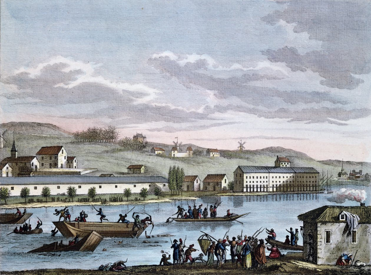 De verdrinkingen van Nantes, uit de serie 