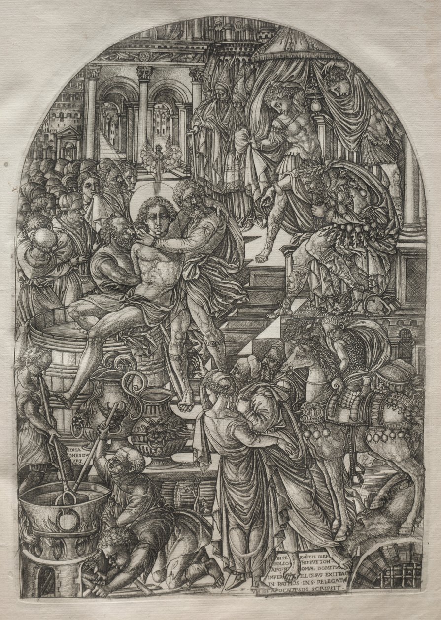 De Apocalyps: Het martelaarschap van St. Jan de Evangelist door Jean Duvet