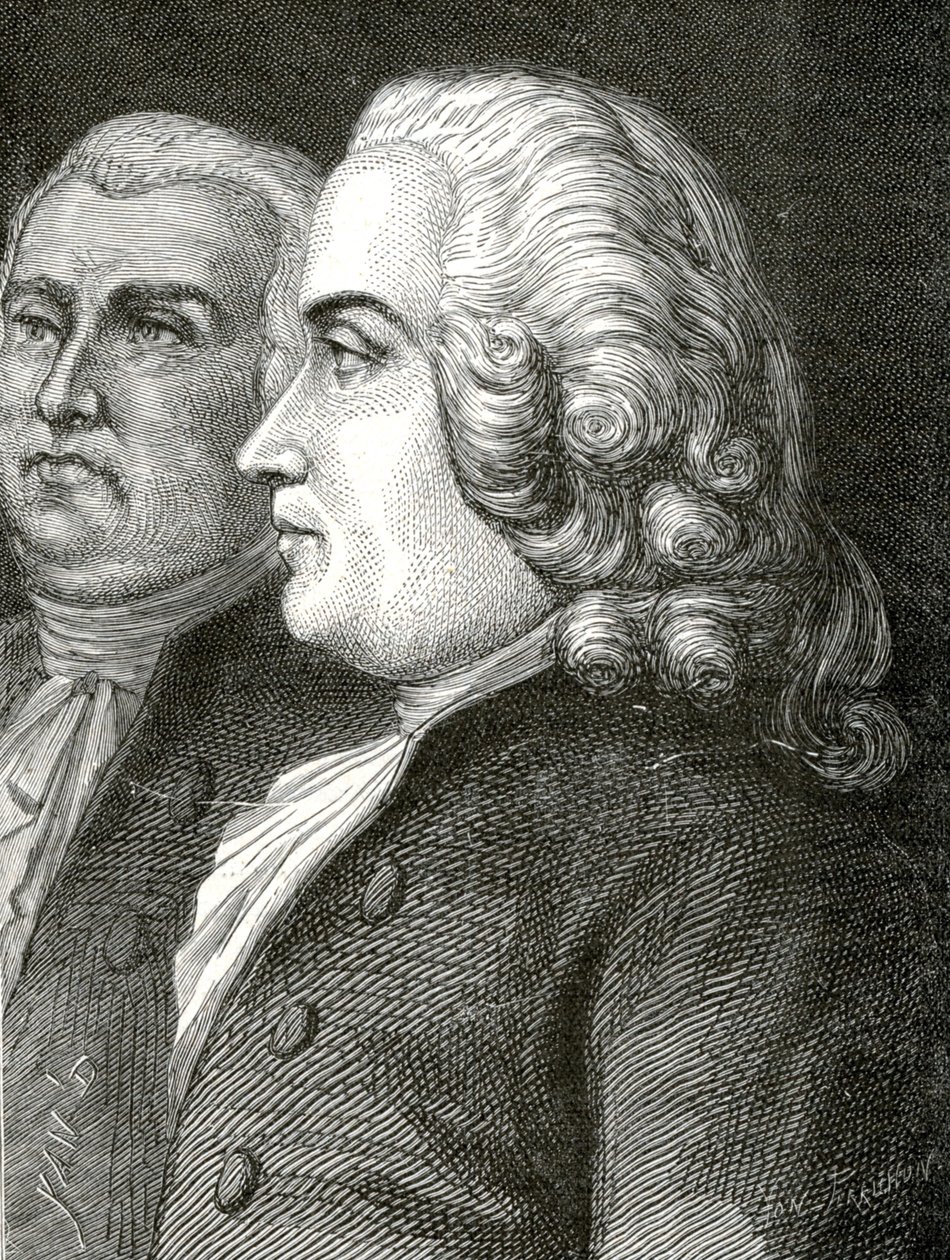 Franse Revolutie 1789-1799 Tronchet en Malesherbes Guillaume Chretien de Lamoignon de Malesherbes door Jean Edouard (1824 99) Dargent