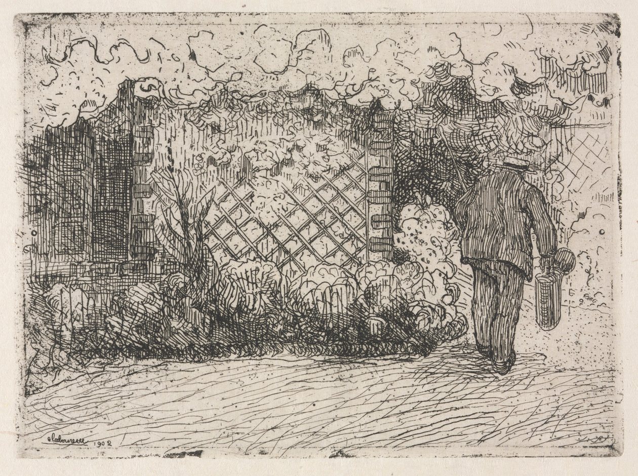 Gieter door Jean Emile Laboureur