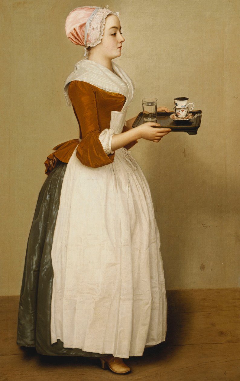 Kopje Chocolade; La Tasse du Chocolat door Jean Étienne Liotard