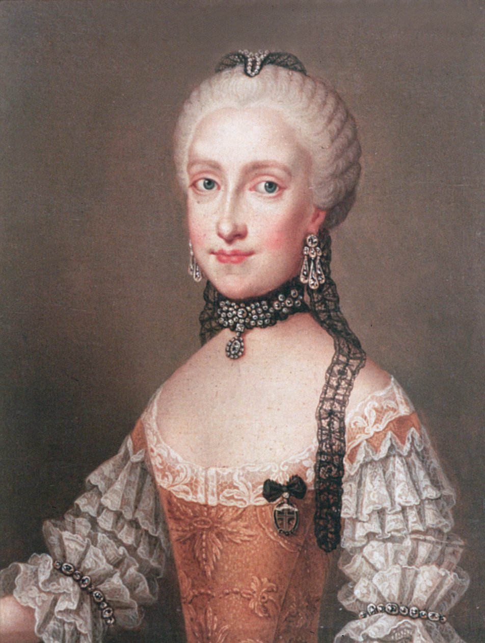 Infanta Maria Ludovica, dochter van Karel III van Spanje en vrouw van Leopold II (1747-92) Heilige Roomse Keizer en groothertog van Toscane door Jean Étienne Liotard