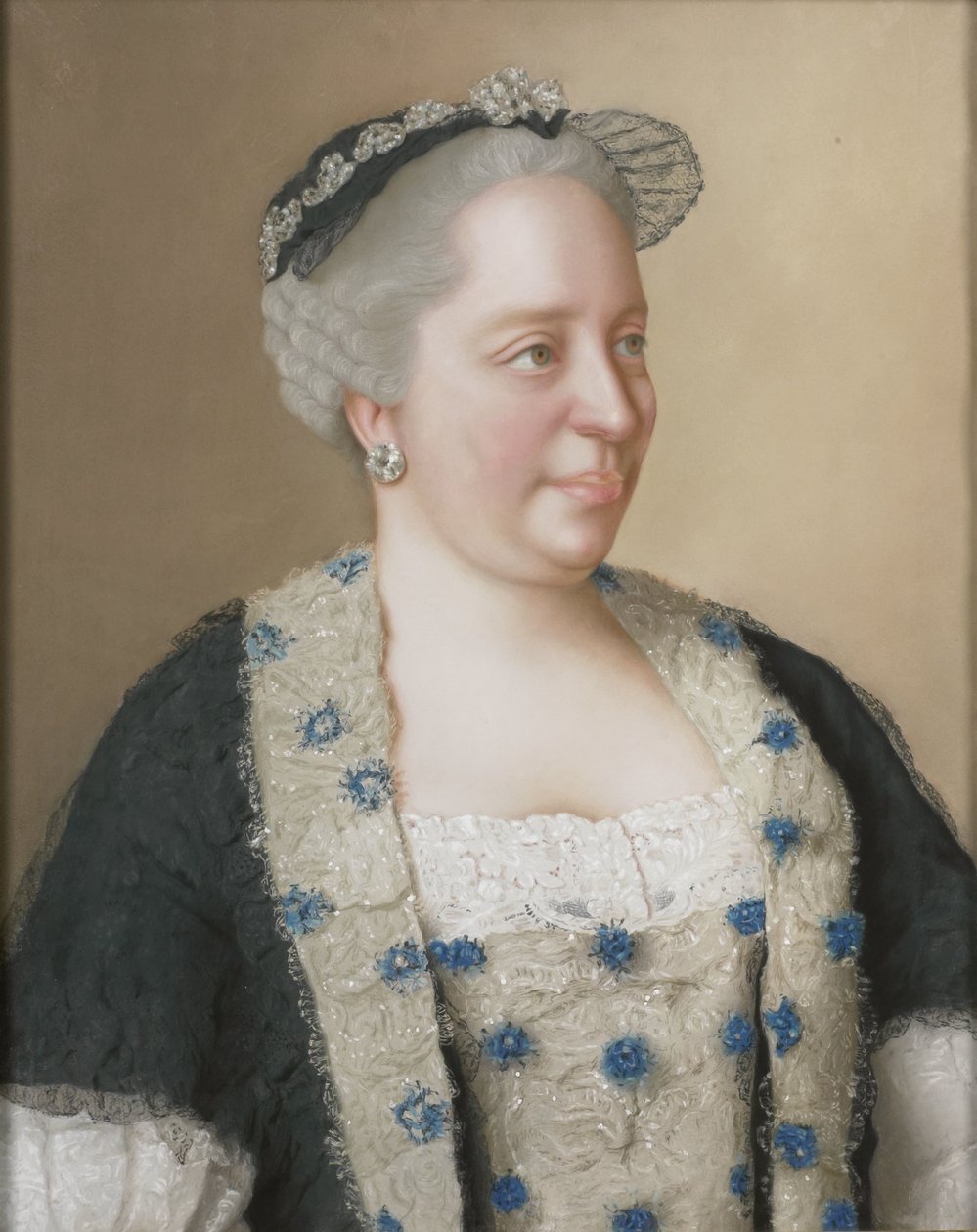 Maria Theresia van Oostenrijk (1717-80), aartshertogin van Oostenrijk, koningin van Hongarije en Bohemen, Rooms-Duits keizerin door Jean Étienne Liotard