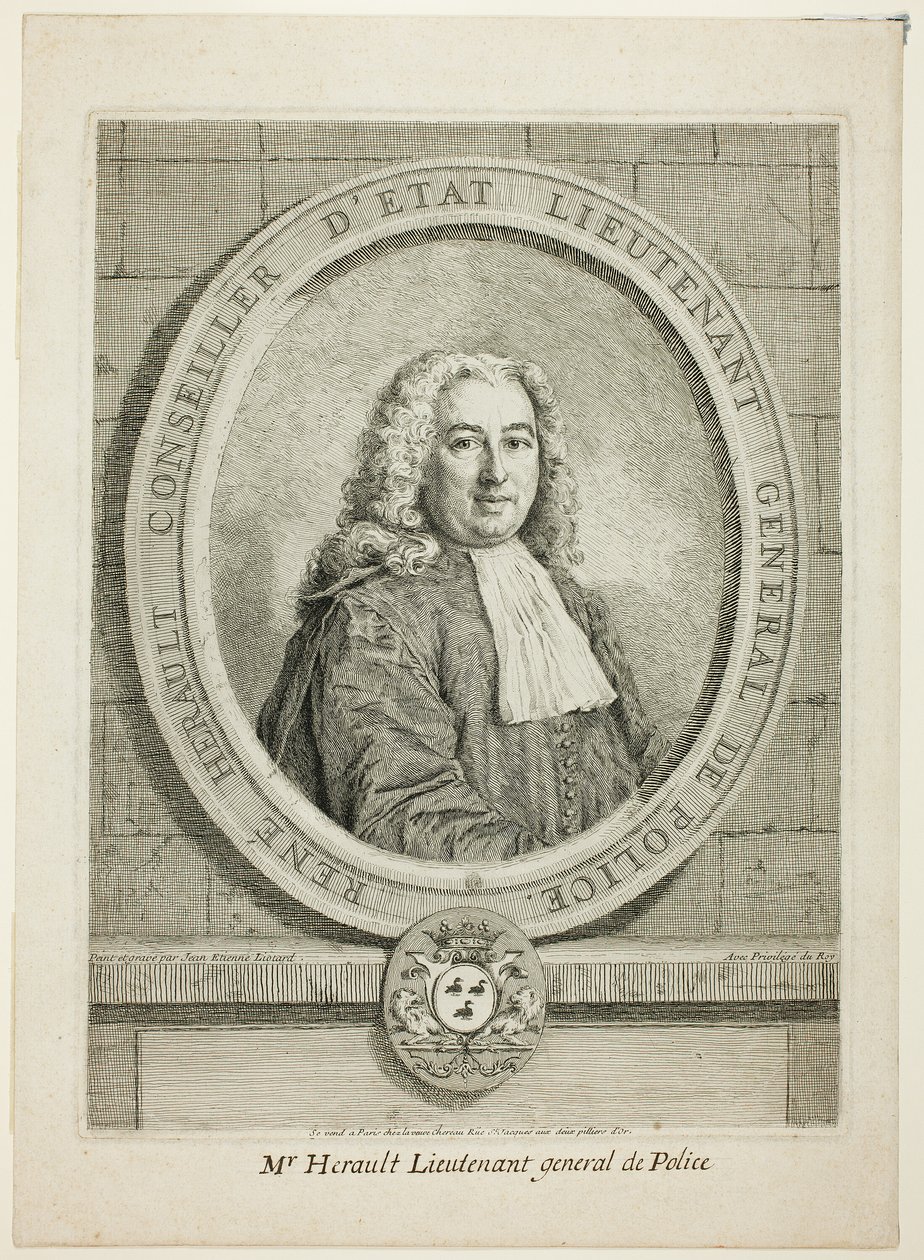 René Hérault door Jean Étienne Liotard