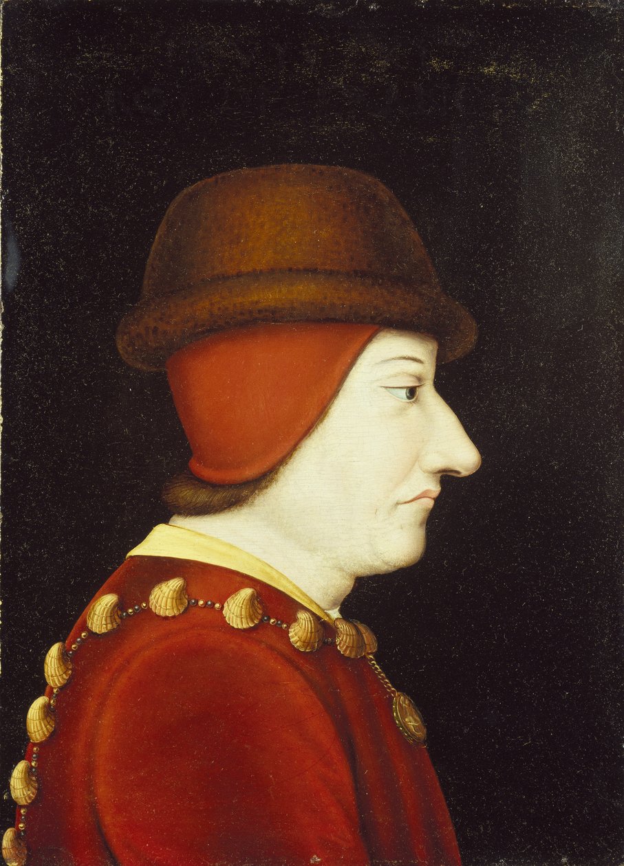 Portret van Lodewijk XI door Jean Fouquet