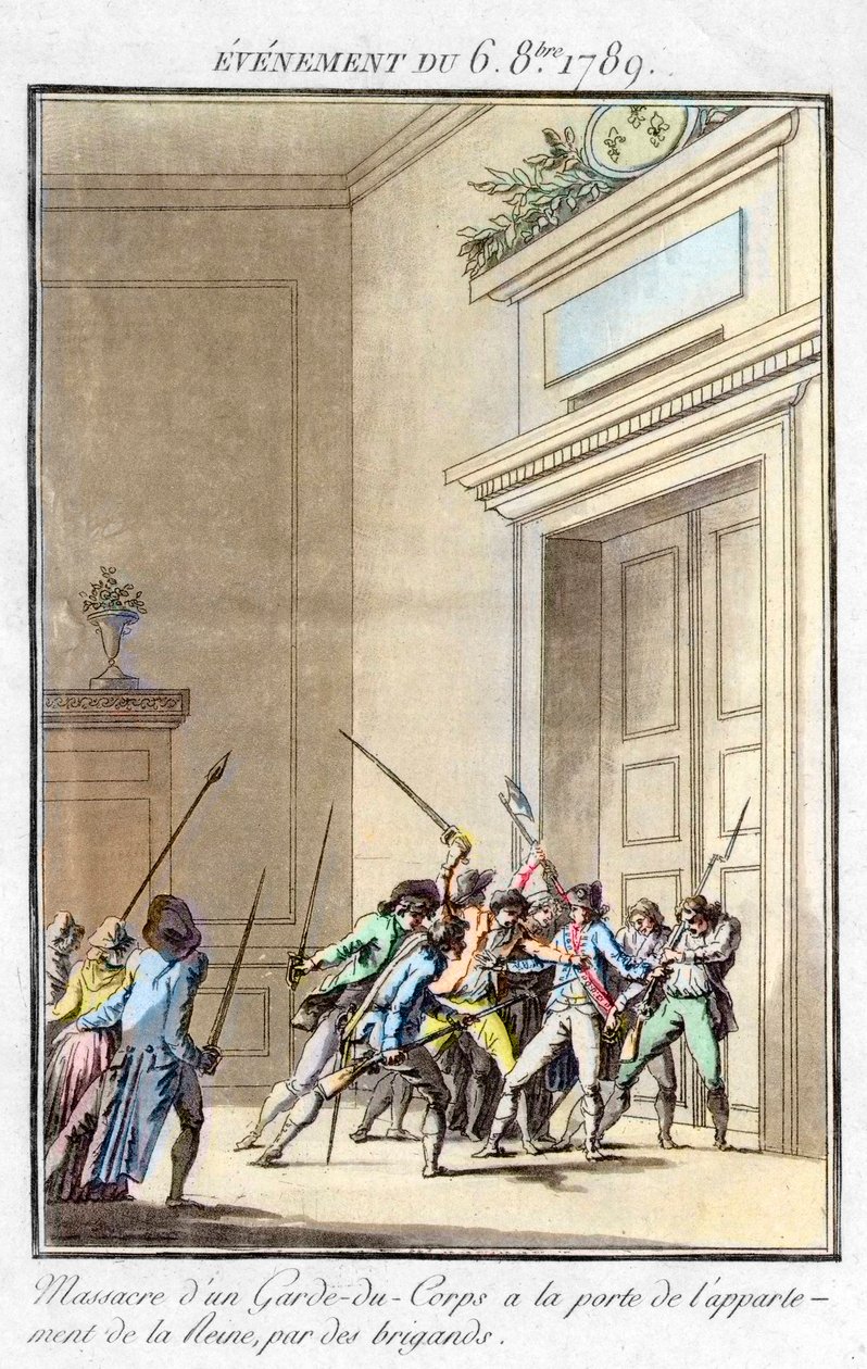 Franse Revolutie - Gebeurtenis van 6 oktober door Jean Francois Janinet